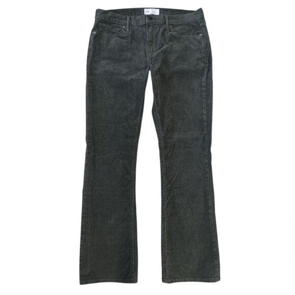 NWOT Gap Women’s 34X30 Baby Boot Mid Rise Deep Depth Green Corduroy Pants - Picture 1 of 11